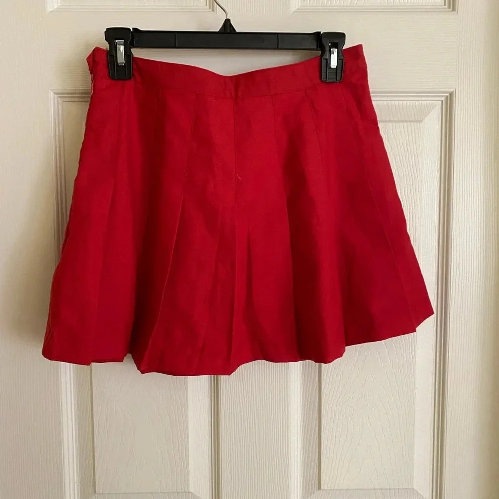 Rue21 red pleated skirt medium NWT - Picture 2 of 4